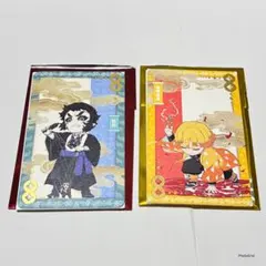 我妻善逸　獪岳　鬼滅の刃　中国限定　非遺　ブロマイド