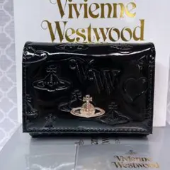 【大人気✨️ショッパー付】新品 Vivienne Westwood 黒エナメル