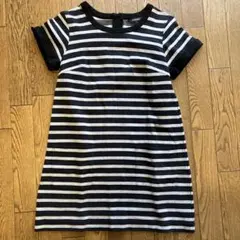 【美品】バーバリー　ボーダー　半袖　チュニック　1のサムネイル