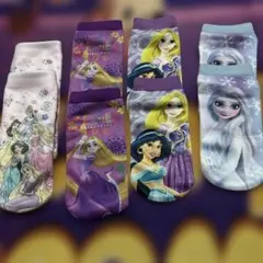 ディズニープリンセス靴下 4足セット