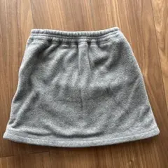 【SSサイズ】NewYorkerグレー フリース スカート ポケット付き