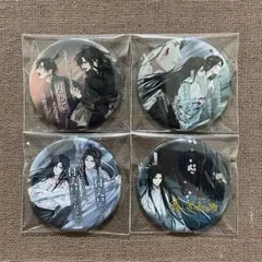 魔道祖師 完結記念展 ゴールドメタリック 缶バッジ ① - メルカリ