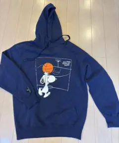 PUMA PEANUTS スヌーピー パーカー L ネイビー