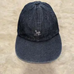 NEWHATTAN Sup ロゴ デニムキャップ