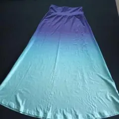 グラデーション ロングスカート