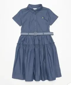 ケイトスペード　半袖シャツワンピース ウエストベルト付き