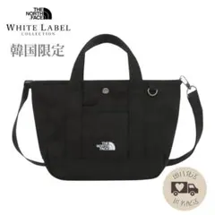 韓国限定✨ノースフェイス　黒 ショルダートートバッグ