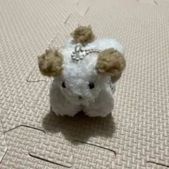 てのひらわんこのぬいぐるみ ホワイトmix