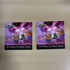ミニオンズ＆モンスターズ ステッカー 2枚セット ユニバーサルシティウォーク