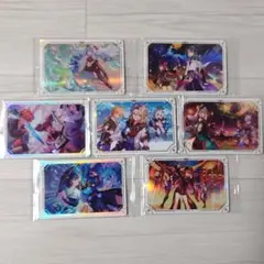 原神シールウエハース ステッカー7種