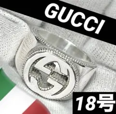 美品　GUCCI 指輪　GGワイドリング　18号