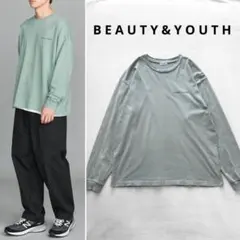 ビューティーアンドユース ワイドフォルム カットソー 長袖 ロンT