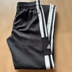 adidas ジャージ パンツ 黒白　120サイズ