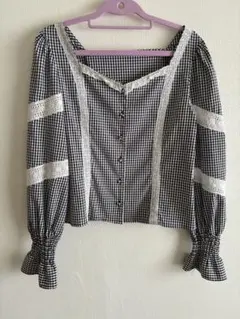 NICE CLAUPギンガムチェックシャツ