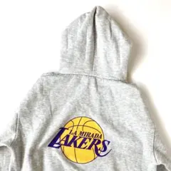 USA製 LAKERS レイカーズ　スウェットパーカー 