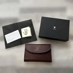 sof プエブロレザー ミドルウォレット ダークブラウン