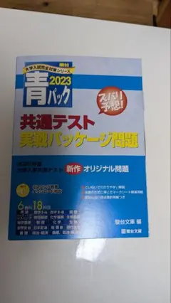 青パック 2023 共通テスト 問題集