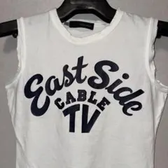 DSQUARED2 ダメージ加工ノースリーブトップス