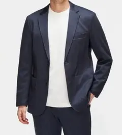 上 LL【パジャマスーツ】リラックス ジャージジャケット紺