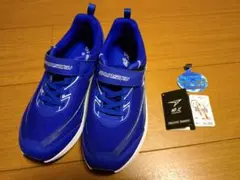 瞬足　SHUNSOKU 青 スニーカー　未使用　22.5EE SJJ-1521
