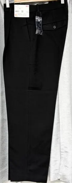 【新品】UNIQLO ユニクロ ヒートテック テーパードパンツ Lブラック