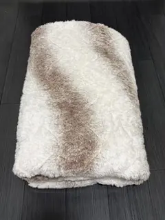 フリース 敷きパッド クリームブラウン