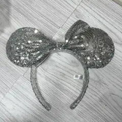 ミッキー型スパンコールカチューシャ