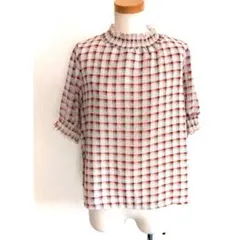 新品　パラビオン　シフォン裏地付ブラウス/Fのサムネイル