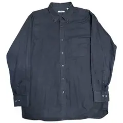 UNIQLO/ユニクロ ファインクロスコンフォートシャツ　XXL ブラック
