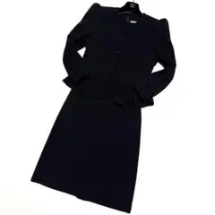 東京ソワール 喪服 礼服 9号 M ブラックフォーマル 冠婚葬祭 ワンピース 黒