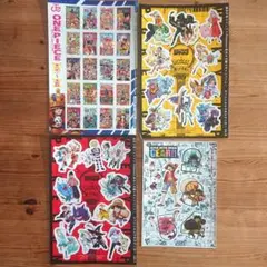 ジャンプ付録 ワンピース・ポケモン ステッカー シール セット