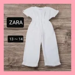 【美品】ZARA オーバーオール アイボリー 13-14 164cm 即日発送のサムネイル