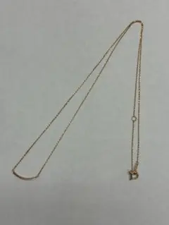 ete K18 バー ネックレス ミラーケース付き