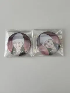 NiziU マユカ 缶バッジ 2個セット