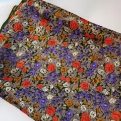 秋冬向け　ポリエステルプリント 服地　114cm×360cm