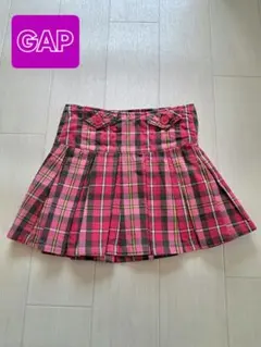 GAP チェック柄プリーツスカート 4Tのサムネイル