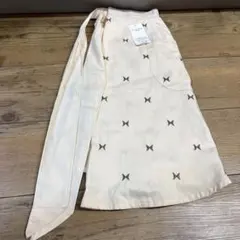 HANAE MORI エプロン 蝶々柄 ホワイト 新品のサムネイル
