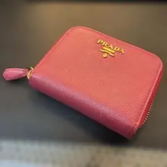 PRADA✨プラダ コインケース 小銭入財布 ピンク1MM268