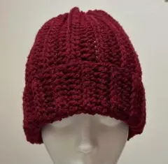 ハンドメイド　ニット帽