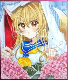 原画】手描き アナログオリジナルイラスト 大色紙 No.83 - メルカリ
