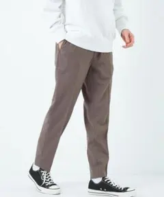 裾上げありアンクル丈 GLRアローズ オルマイイージーパンツ 3693 モカS