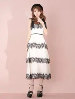 Mmeeme Halter check slit long onepiece - メルカリ