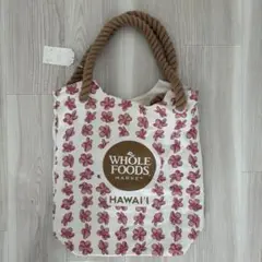 Whole Foods Market フラワートートバッグ