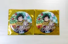 ヒロアカ オープンスクール 缶バッジ カップケーキ 【緑谷出久】