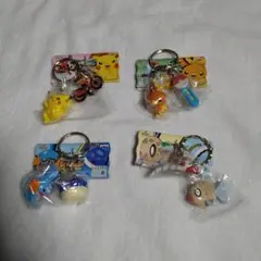 【4種セット】ポケモン ADV ツインキーホルダー