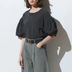 美品! DES PRES ソフトプレーンジャージー バルーンスリーブプルオーバー