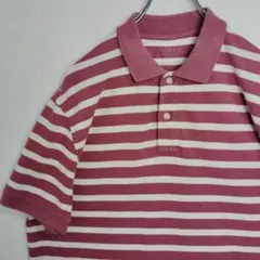 枡*庭様 ジェイクルー 半袖シャツ ポロシャツ ボーダー バイカラー メンズXL