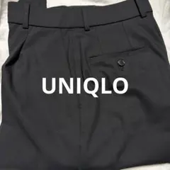 UNIQLO タックワイドパンツ　Mサイズ　ブラック