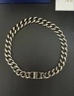 Dior シルバー チェーンネックレス