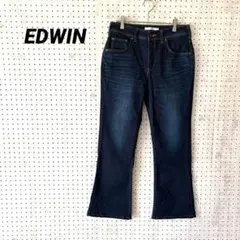 EDWIN エドウィン デニム（31）フレア ブーツカット ストレッチ 濃紺